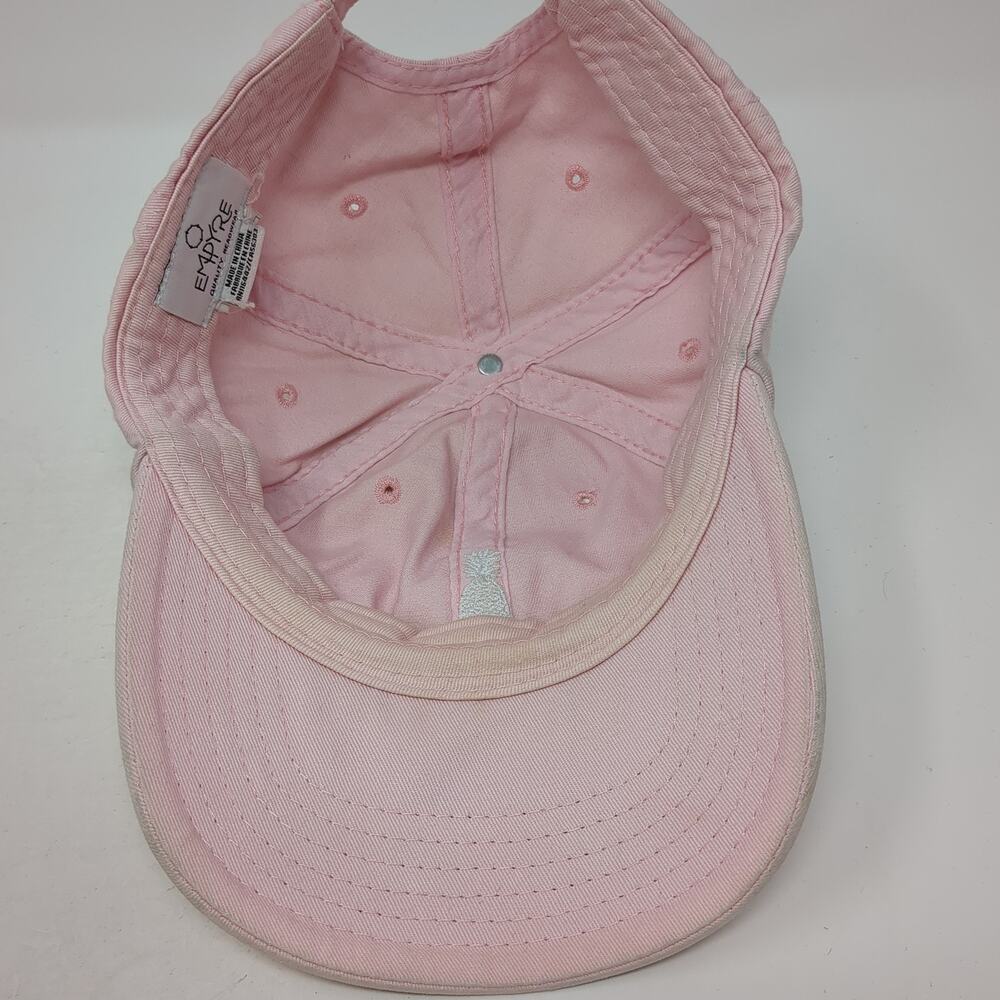 Pineapple Slideback Hat Solid Pink One Size Embro… - image 6